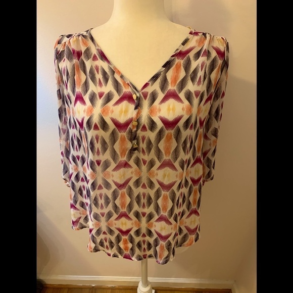 Living doll abstract tunic, size M - Picture 1 of 5